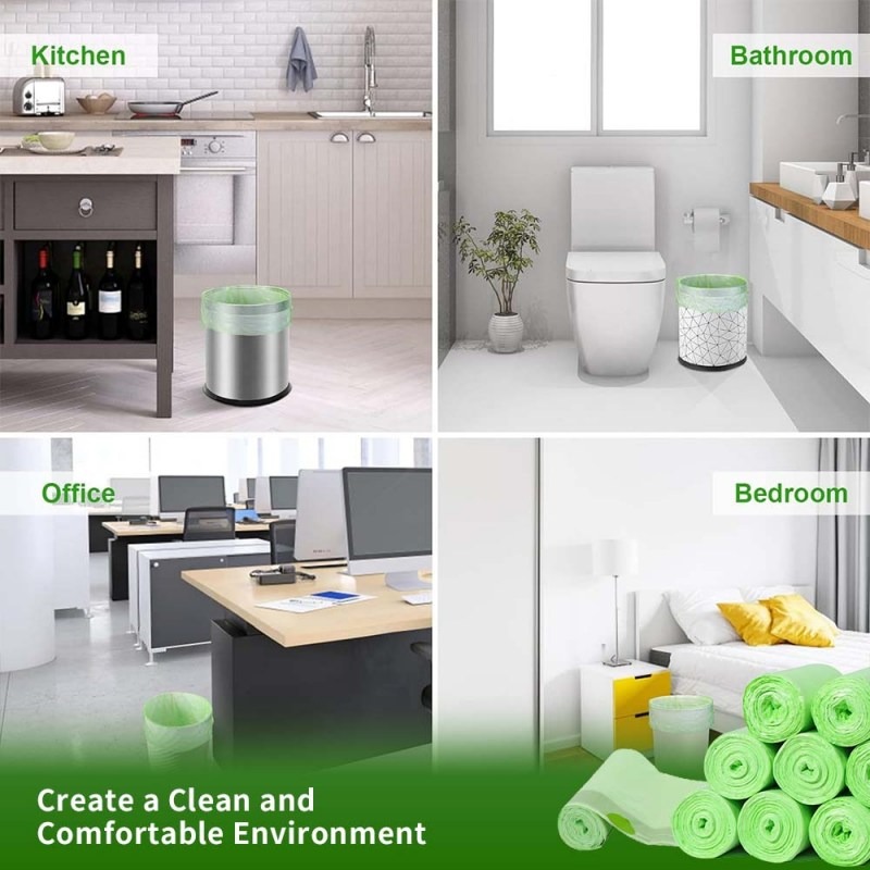 100% Biodegradable Garbage Bag On Roll