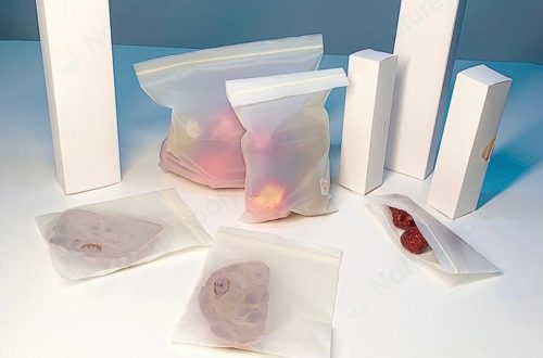 Reusable Frosted Zipper Bag